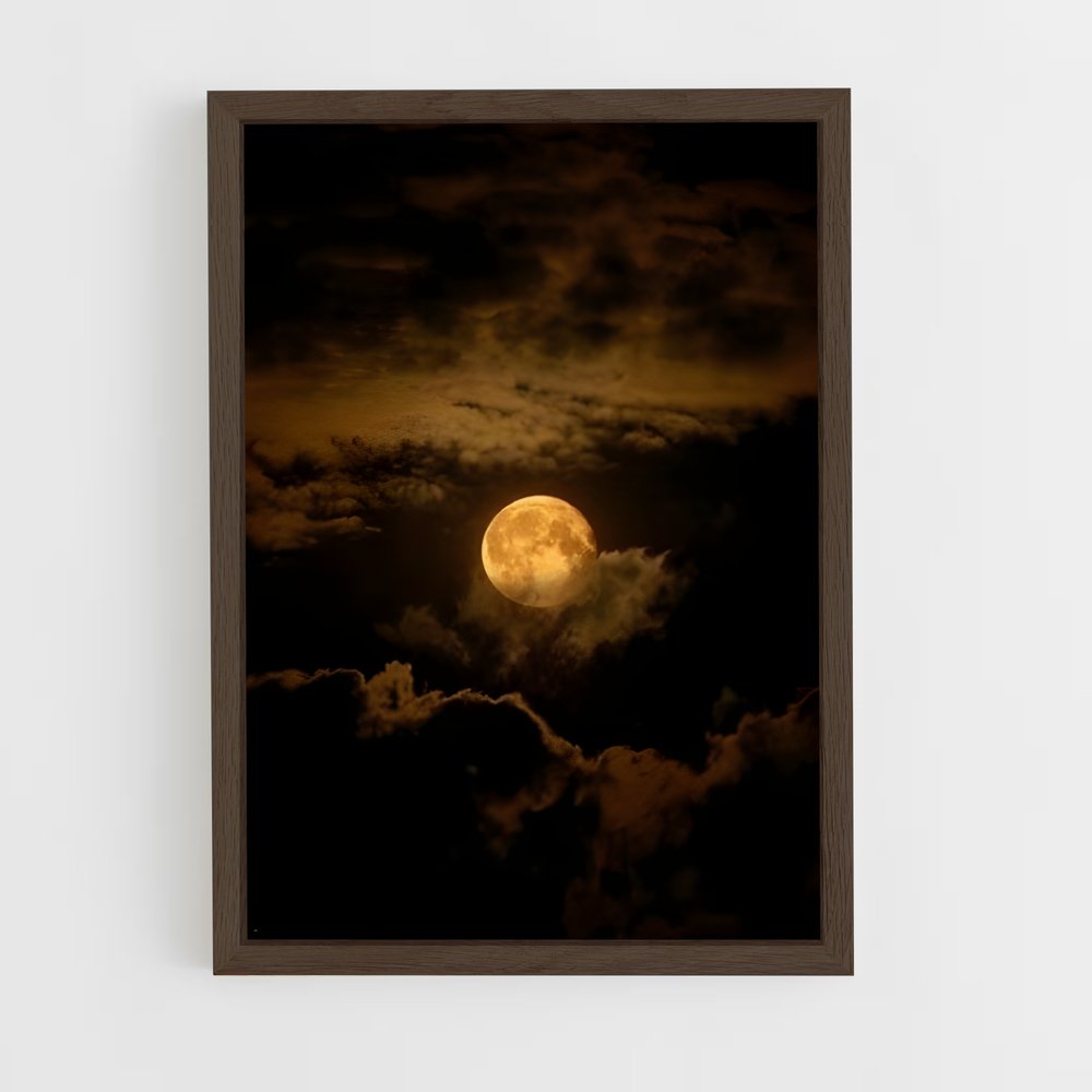 Poster somptueux de la lune des moissons – affiche Système solaire (vue 5)